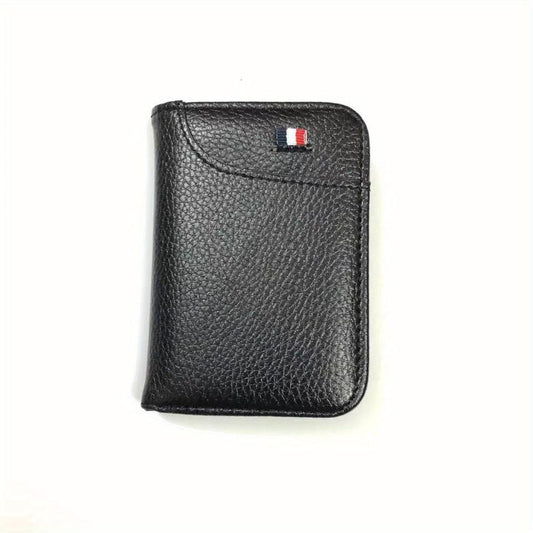 Men's Ultra thin Leather Card Holder Anti magnetic Wallet
