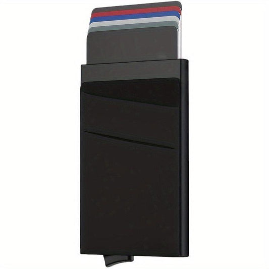 Pop Up Credit Card Holder Money Bag RFID Business Card Wallet