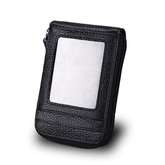 Men's Casual PU Leather Card Holder Coin Purse Credit Card Bag