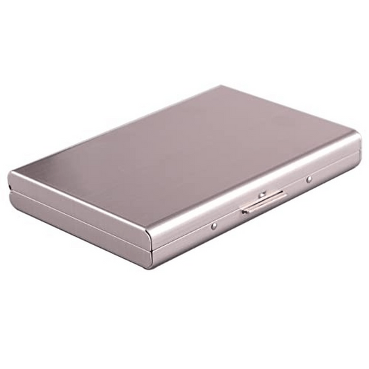 Stainless Steel Brushed Fingerprint Credit Card Holder