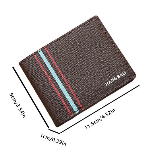 Men's Soft Leather Business Wallet with Card Slots