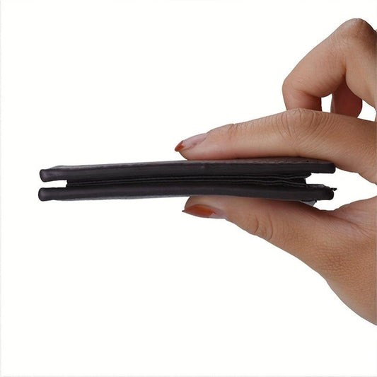 Men's PU Leather Short Wallet Card Holder