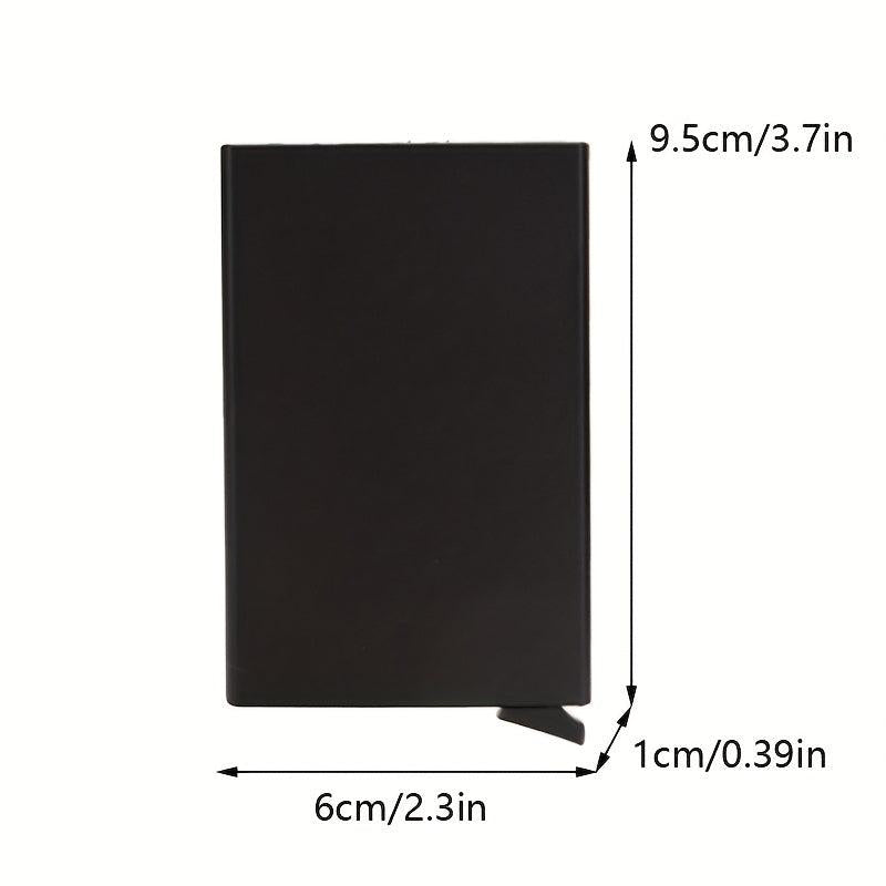 RFID Blocking Automatic Pop up Card Holder Money Clip