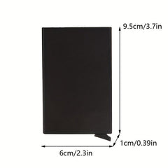 RFID Blocking Automatic Pop up Card Holder Money Clip