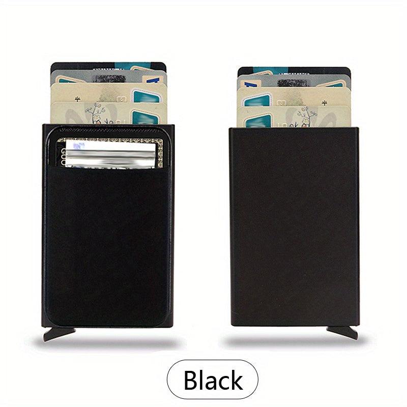 RFID Blocking Automatic Pop up Card Holder Money Clip