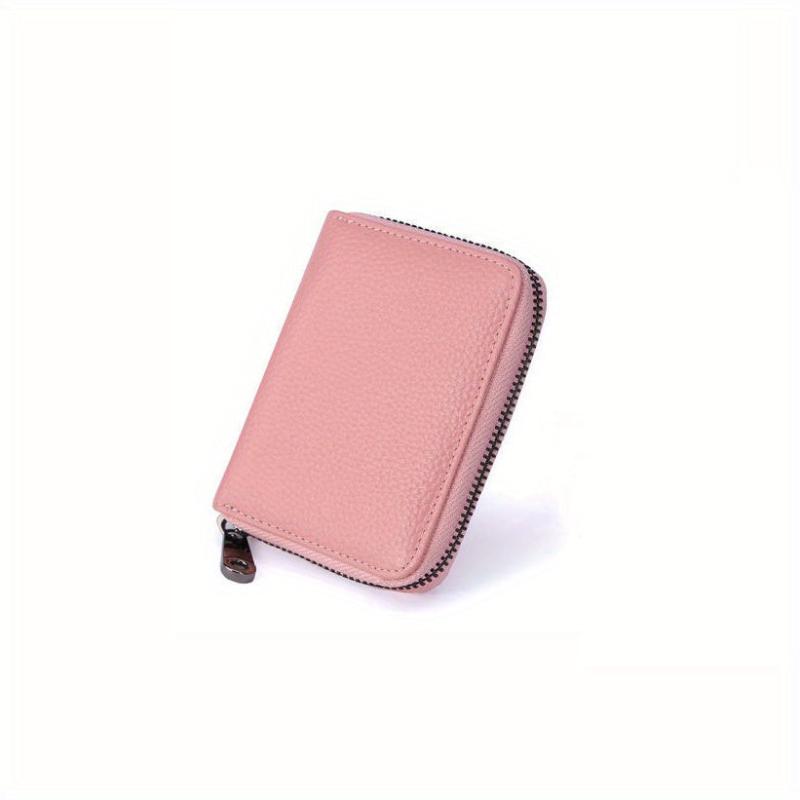 Men's PU Leather Card Bag - 20 Card Slots, 2 ID Slots, Anti-theft Clips