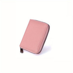 Men's PU Leather Card Bag - 20 Card Slots, 2 ID Slots, Anti-theft Clips