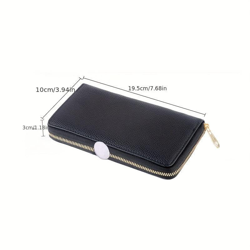 Long Card Bag Large Capacity Clutch Wallet
