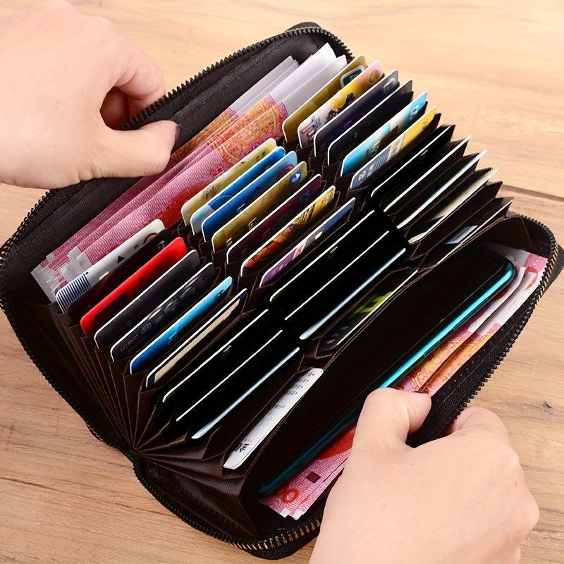 Long Card Bag Large Capacity Clutch Wallet