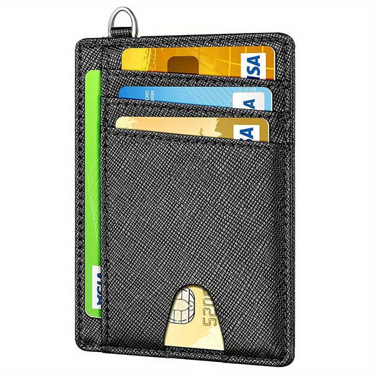 Slim Minimalist Wallet RFID Blocking Credit Card Holder