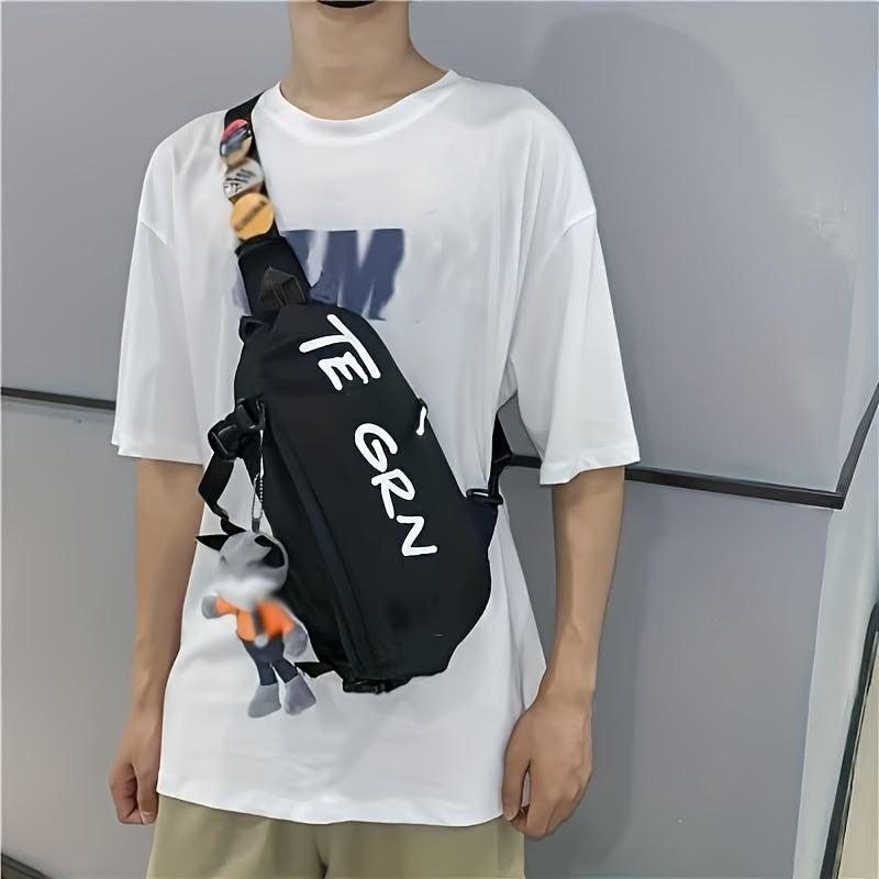 Men's Crossbody Bag Large Capacity Travel Backpack