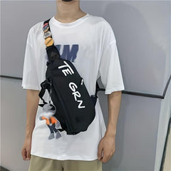 Men's Crossbody Bag Large Capacity Travel Backpack