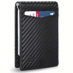 RFID Money Clip Wallet Men's Front Pocket Minimalist Wallet