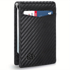 RFID Money Clip Wallet Men's Front Pocket Minimalist Wallet
