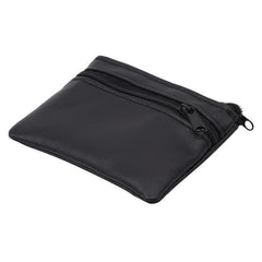 Men's Zipper Short PU Leather Phone Coin Purse