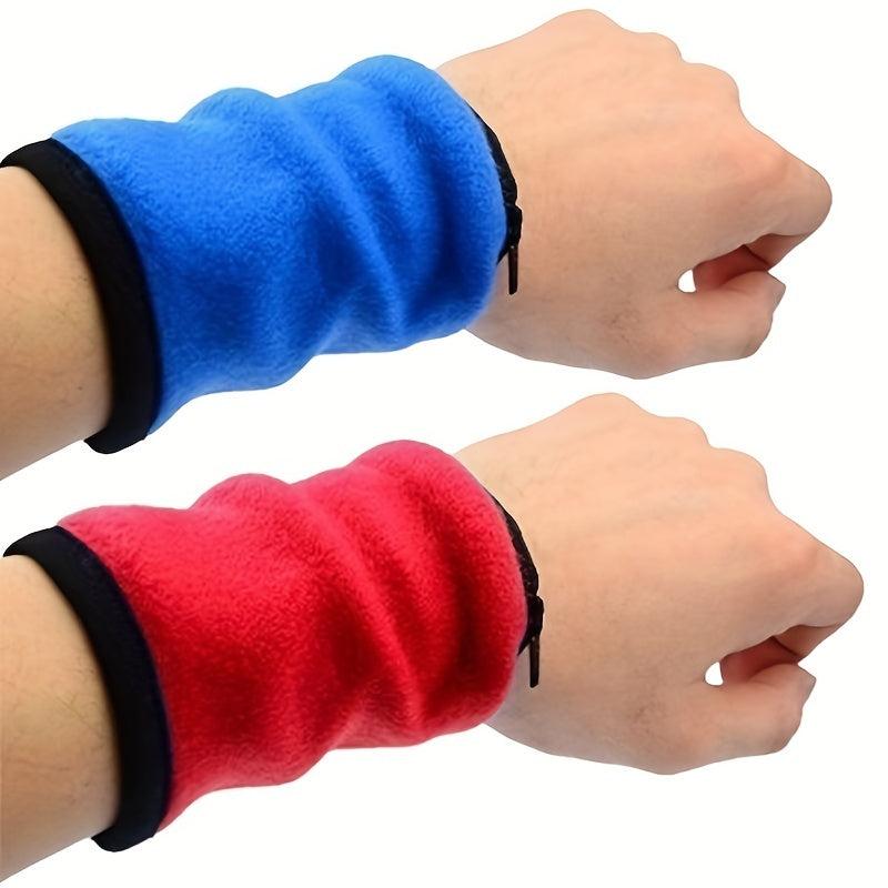 Sports Wristband Coin Purse Key Bag Sweat Absorbent Wristband
