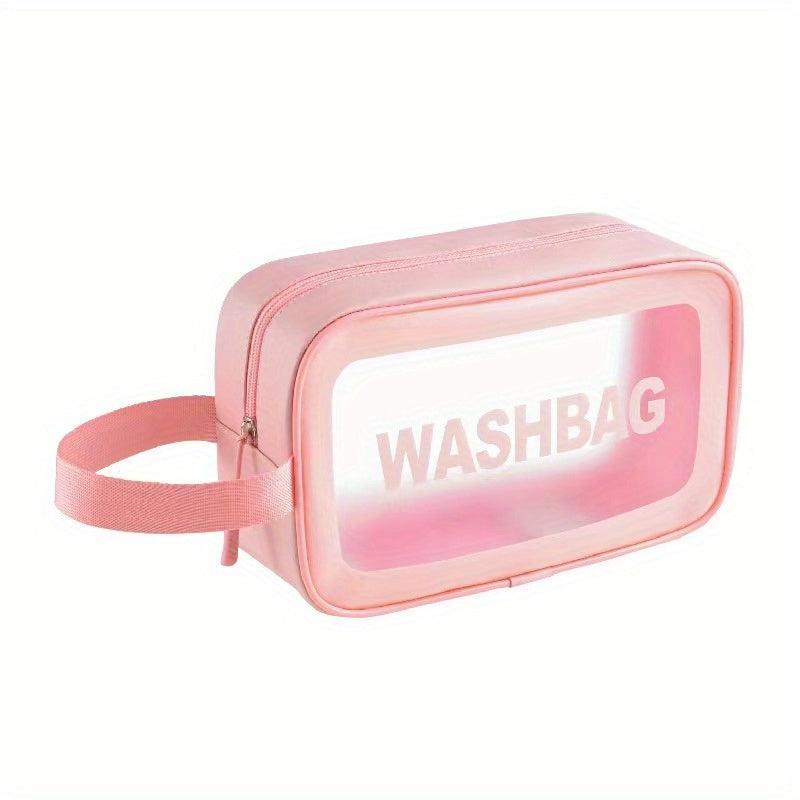 Clear Makeup Bag Wet Dry Separation Waterproof Cosmetic Storage