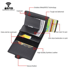 RFID Blocking Card Holder Aluminum Pop up Money Clip