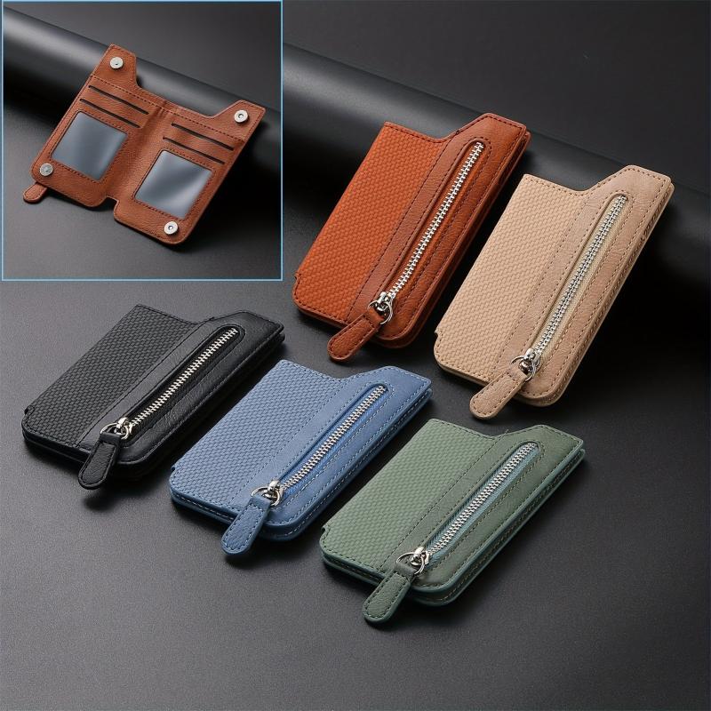 Card Case Coin Purse Zipper Card Holder Phone Wallet