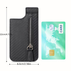 Card Case Coin Purse Zipper Card Holder Phone Wallet