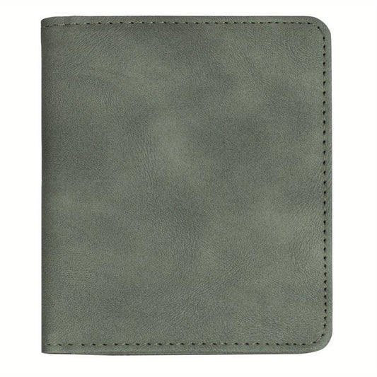 RFID Blocking Card Holder Bifold Leather Slim Wallet
