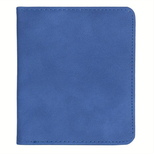 RFID Blocking Card Holder Bifold Leather Slim Wallet