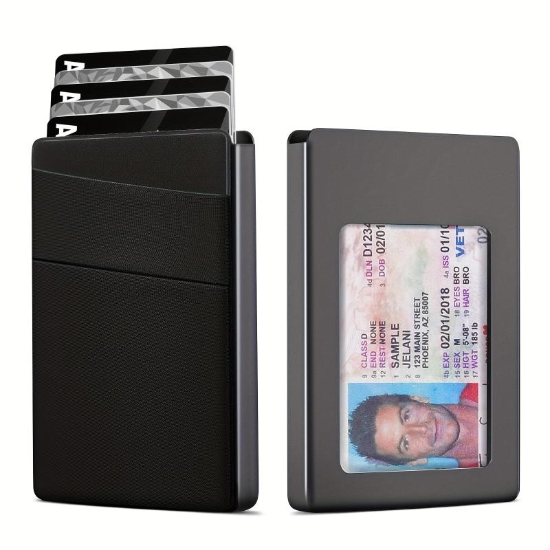 RFID Blocking Card Holder Aluminum Pop up Credit Holder