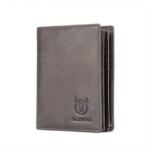 Men's RFID Blocking Leather Trifold Wallet