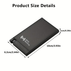RFID Blocking Men Credit Card Bag Smart Wallet Pop Up Card Case