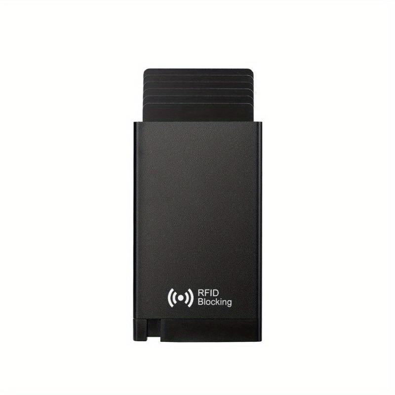 RFID Blocking Men Credit Card Bag Smart Wallet Pop Up Card Case
