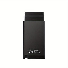 RFID Blocking Men Credit Card Bag Smart Wallet Pop Up Card Case