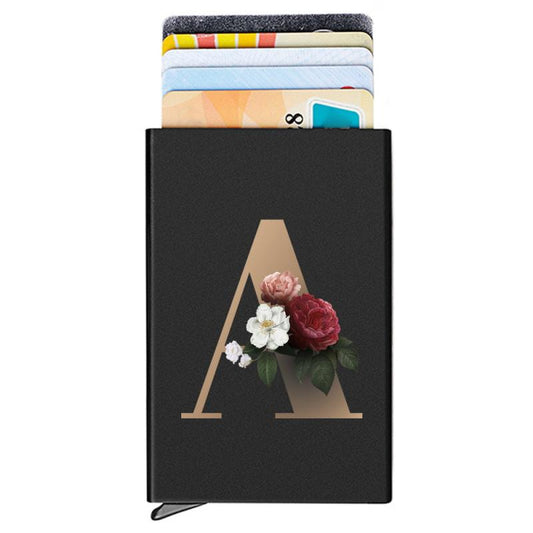 RFID Blocking Card Holder Aluminum Pop-up Credit Card Holder
