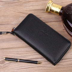 Men's Large Capacity Leather Card Holder