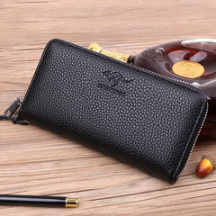 Men's Large Capacity Leather Card Holder