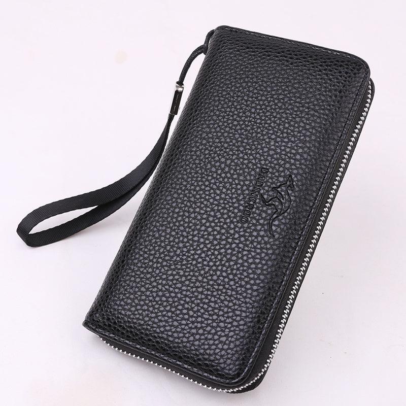 Men's Large Capacity Leather Card Holder