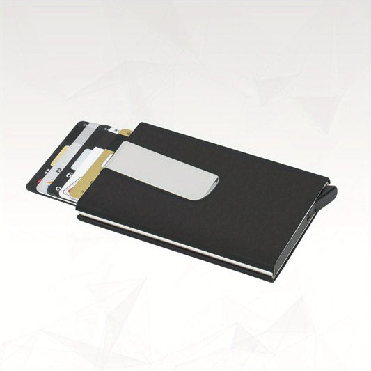 RFID Blocking Slim Wallet Aluminum Alloy Money Clip