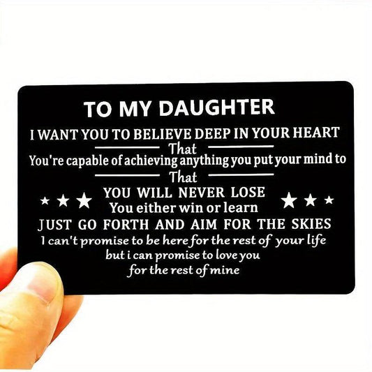 Grandson Engraved Wallet Card Love Note Birthday Gift