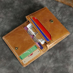 Men's RFID Blocking Leather Wallet Card Holder