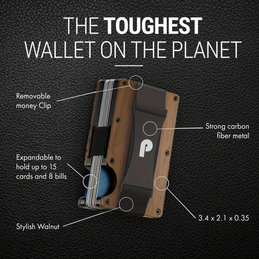 Promise Minimalist Slim Wallet RFID Blocking Front Pocket Credit Card Holder