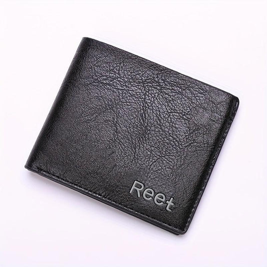 Men's Retro PU Leather Short Wallet Coin Purse
