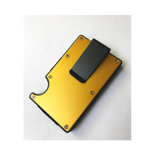 Men's Slim RFID Blocking Credit Card Holder Aluminum Wallet