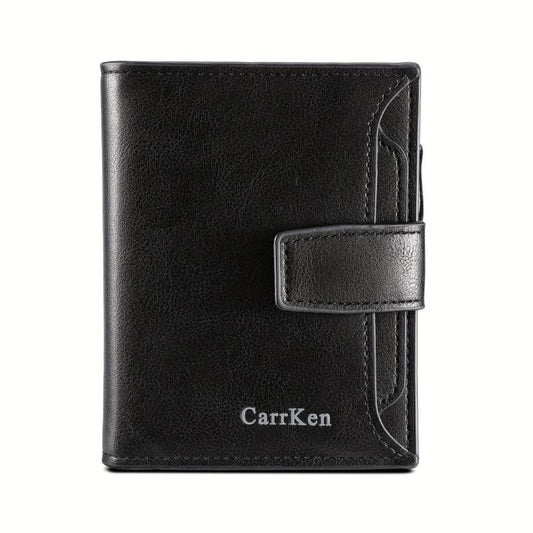 Men's Large Capacity Card Holder Short Wallet