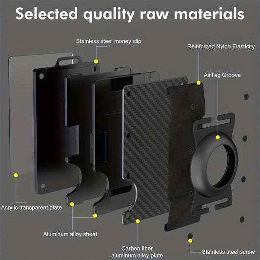 Aluminum Alloy Metal Business Card Case Holder