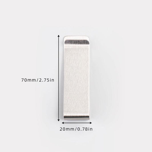 Men's Stainless Steel Money Clip Credit Card Holder