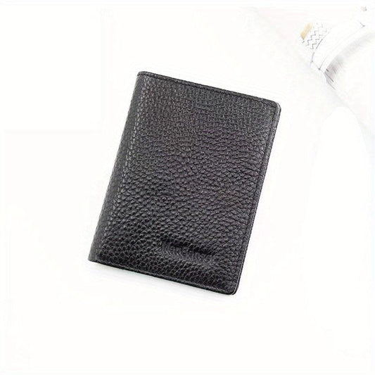 Men's Leather Ultra Thin Wallet Card ID Driving Cover Money Clip Coin Purse