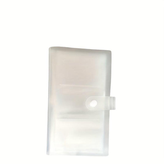 54inch Transparent Jewelry Storage Book With 84 Card Slots