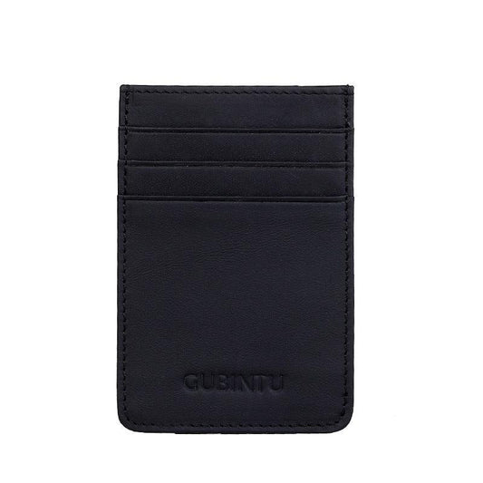 Men's Leather RFID Blocking Card Holder Slim Purse