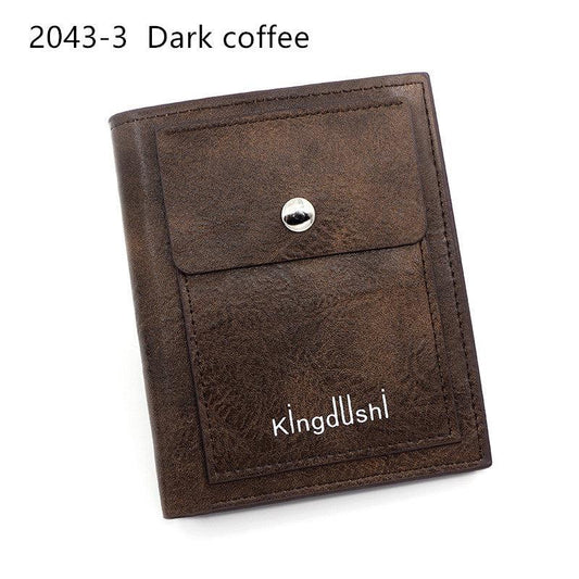 Men's Vintage Leather Wallet Casual Large Capacity Card Holder