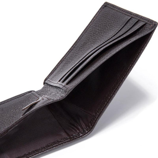 Men's PU Leather Wallet Card Holder
