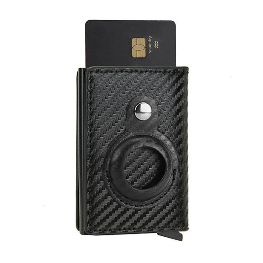 Men's RFID Blocking Card Holder With AirTag Locator
